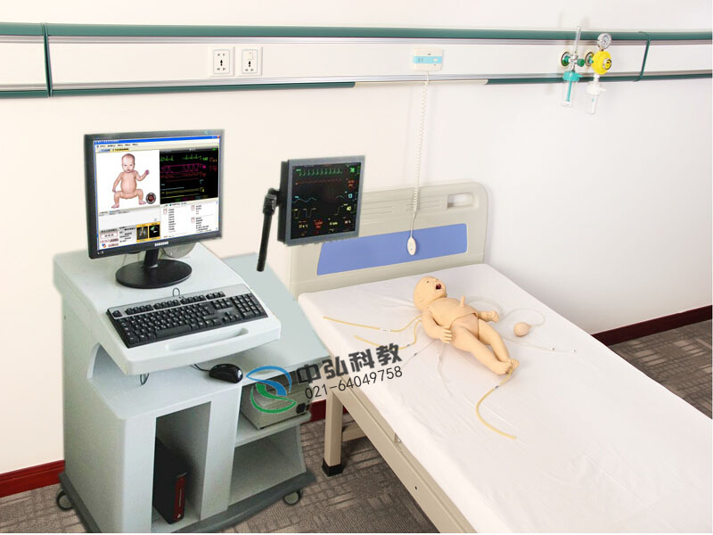 高智能數字化新生兒綜合急救技能訓練系統（ACLS高級生命支持、計算機控制）